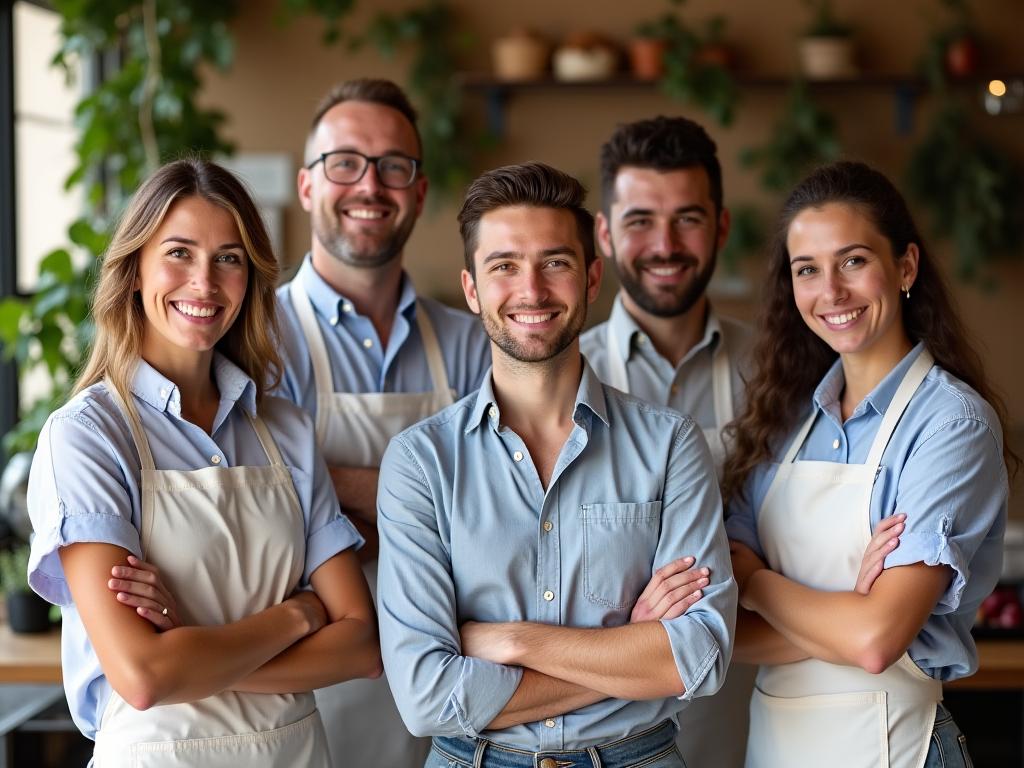 Team der Bäckermeister und Obstexperten