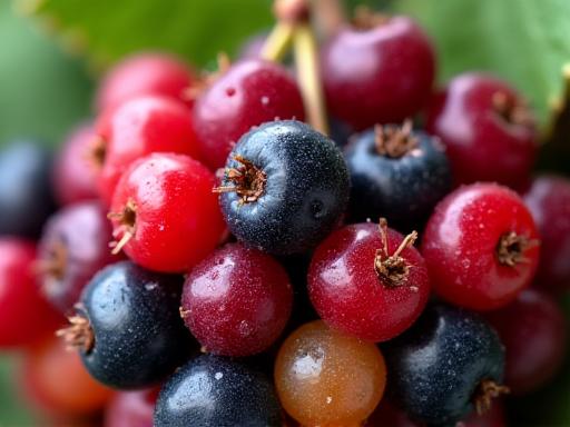 Wildobst Aronia Holunder Sanddorn